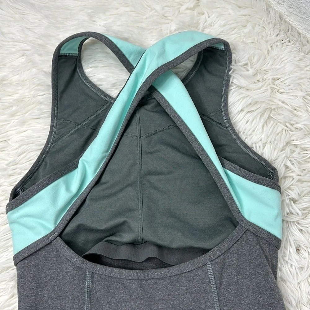 Lululemon Picnic Play Dress Heathered Slate / Tranquil Blue